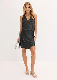Top cropped con scollatura profonda, bonprix