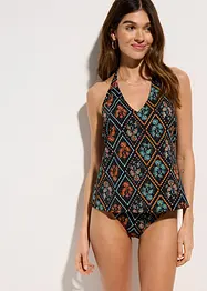 Tankini all'americana con scollo a V (set 2 pezzi), bonprix