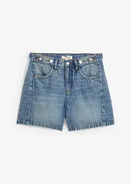 Shorts di jeans low stretch, vita media, bonprix
