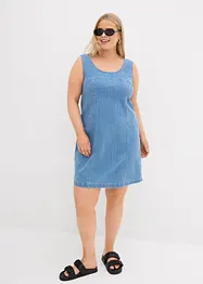Abito di jeans in cotone biologico elasticizzato, bonprix