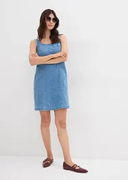 Abito di jeans in cotone biologico elasticizzato, bonprix