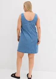 Abito di jeans in cotone biologico elasticizzato, bonprix