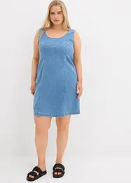 Abito di jeans in cotone biologico elasticizzato, bonprix