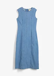 Abito di jeans in cotone biologico elasticizzato, bonprix