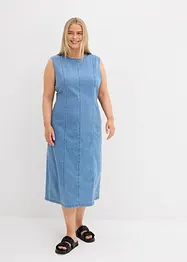 Abito di jeans in cotone biologico elasticizzato, bonprix