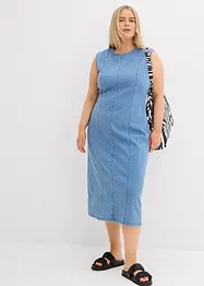 Abito di jeans in cotone biologico elasticizzato, bonprix