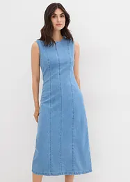 Abito di jeans in cotone biologico elasticizzato, bonprix