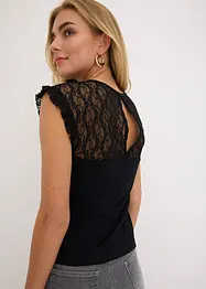 Top con pizzo, bonprix