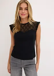 Top con pizzo, bonprix