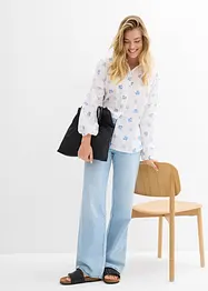 Blusa oversize in puro cotone, bonprix
