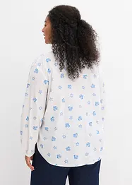 Blusa oversize in puro cotone, bonprix