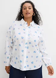 Blusa oversize in puro cotone, bonprix