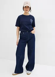 Maglia taglio boxy in puro cotone, bonprix