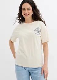 Maglia taglio boxy in puro cotone, bonprix