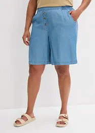 Shorts in lyocell con inserti elastici in vita, bonprix