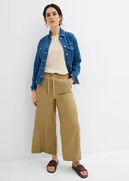 Pantaloni  a 7/8 in lyocell con elastico in vita, bonprix