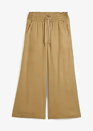 Pantaloni  a 7/8 in lyocell con elastico in vita, bonprix