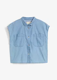 Camicia di jeans in cotone fluente, bonprix
