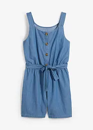 Tuta in denim di cotone fluido, bonprix