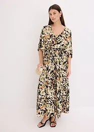 Abito lungo in viscosa fluente con paillettes, bonprix