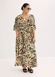 Abito lungo in viscosa fluente con paillettes, bonprix