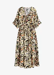 Abito lungo in viscosa fluente con paillettes, bonprix