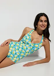 Costume con allacciatura al collo ed effetto modellante medio, bonprix