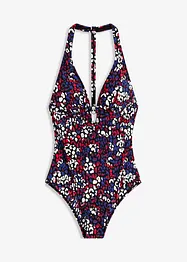 Costume intero con allacciatura al collo ed effetto modellante leggero, bonprix