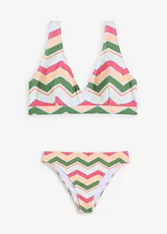 Bikini a bustier con scollatura a V (set 2 pezzi), bonprix