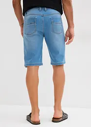 Bermuda di jeans in felpa, slim fit (pacco da 2), bonprix
