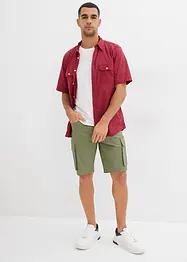 Bermuda cargo elasticizzati (pacco da 2), regular fit, bonprix