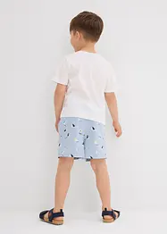 T-shirt e pantaloncini in puro cotone biologico (set 2 pezzi), bonprix