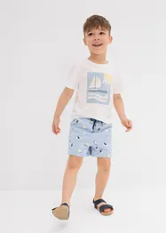 T-shirt e pantaloncini in puro cotone biologico (set 2 pezzi), bonprix
