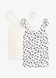 Top in puro cotone biologico (pacco da 2), bonprix