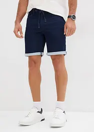Bermuda di jeans in felpa, regular fit, bonprix