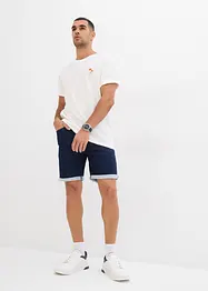 Bermuda di jeans in felpa, regular fit, bonprix