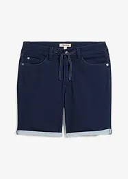 Bermuda di jeans in felpa, regular fit, bonprix