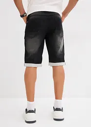 Bermuda in jeans di felpa, relaxed fit, bonprix