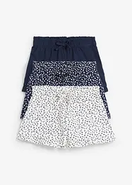 Shorts di jersey in puro cotone biologico (pacco da 3), bonprix
