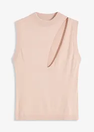 Top in maglia con cut-out, bonprix
