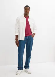 Maglia serafino in puro cotone biologico (pacco da 2), bonprix
