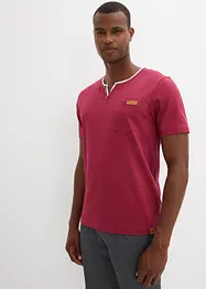 Maglia serafino in puro cotone biologico, bonprix