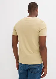Maglia serafino in puro cotone biologico, bonprix