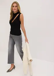Top in maglia con cut-out, bonprix