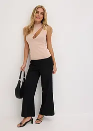 Top in maglia con cut-out, bonprix