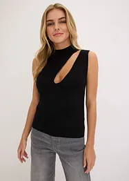 Top in maglia con cut-out, bonprix