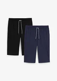 Bermuda in jersey di puro cotone biologico (pacco da 2), bonprix