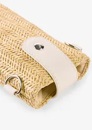 Borsa piccola a tracolla in simil paglia, bonprix
