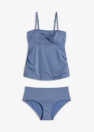 Tankini (set 2 pezzi) con filato glitterato, bonprix