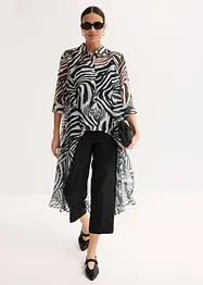Camicia lunga in chiffon, bonprix